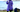 Swimmer in a purple SAILBEE waterproof changing robe on a cold coastline