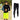 SAILBEE   Men's Large Snorkeling Jellyfish Split Sunscreen Quick Drying Surf Suit Long Sleeve SWIMSUIT SET M006