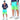 SAILBEE Men's Quick Drying Breathable Large Sunscreen Jellyfish Medium Length Swimming Trunks K003