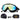 Swimming Goggles Women's Waterproof And Anti Fog HD Swimming Glasses Diving Men's Professional Swimming Cap Set YJ01