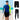 SAILBEE Men's UV Sun Protection Long Sleeve Rash Guard Wetsuit Swimsuit Top Diving Suit Men Split Long-Sleeved Trousers Sunscreen M0102