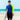 SAILBEE Men's UV Sun Protection Long Sleeve Rash Guard Wetsuit Swimsuit Top Diving Suit Men Split Long-Sleeved Trousers Sunscreen M0102