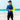 SAILBEE Men's UV Sun Protection Long Sleeve Rash Guard Wetsuit Swimsuit Top Diving Suit Men Split Long-Sleeved Trousers Sunscreen M0102