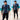 SAILBEE Men's UV Sun Protection Long Sleeve Rash Guard Wetsuit Swimsuit Top Diving Suit Men Split Long-Sleeved Trousers Sunscreen M045
