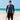 SAILBEE Men's UV Sun Protection Long Sleeve Rash Guard Wetsuit Swimsuit Top Diving Suit Men Split Long-Sleeved Trousers Sunscreen M045