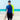 SAILBEE Men's UV Sun Protection Long Sleeve Rash Guard Wetsuit Swimsuit Top Diving Suit Men Split Long-Sleeved Trousers Sunscreen M0102