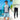 SAILBEE Men's UV Sun Protection Long Sleeve Rash Guard Wetsuit Swimsuit Top Diving Suit Men Split Long-Sleeved Trousers Sunscreen M0128