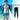 SAILBEE Men's UV Sun Protection Long Sleeve Rash Guard Wetsuit Swimsuit Top Diving Suit Men Split Long-Sleeved Trousers Sunscreen M0145