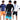 SAILBEE Men's Quick Drying Breathable Large Sunscreen Jellyfish Medium Length Swimming Trunks K003