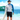 SAILBEE Camiseta de manga larga con protección solar UV para hombre, traje de baño, top de neopreno, traje de buceo para hombre, pantalones divididos de manga larga M0125