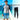 SAILBEE Men's UV Sun Protection Long Sleeve Rash Guard Wetsuit Swimsuit Top Diving Suit Men Split Long-Sleeved Trousers M0133