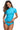 Women's Short Sleeve Rash Guard Wetsuit Swimsuit Top 902 — model wearing | SAILBEE